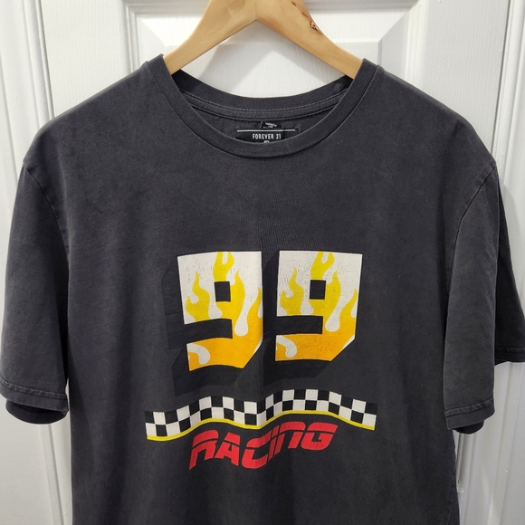 Forever 21 Racing T-Shirt | Size Medium - Picture 2 of 4